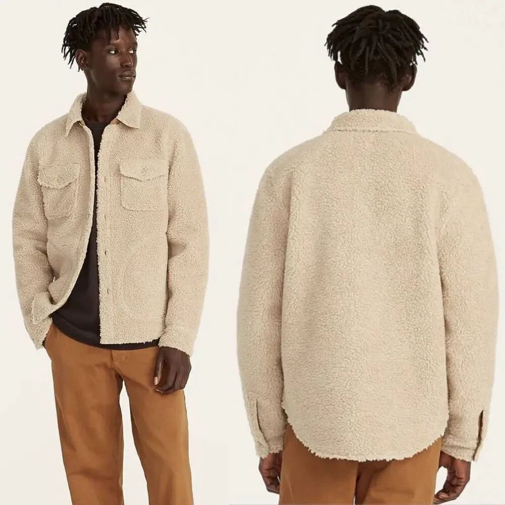 J CREW Nordic sherpa-fleece shirt-jacket Item BC412